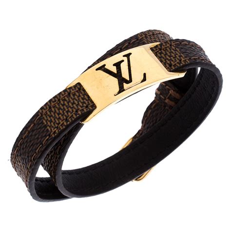 bracelet cuir louis vuitton homme|louis vuitton men's gold bracelet.